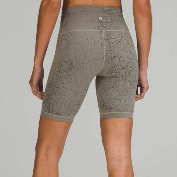 Lululemon Wunder Train High-Rise Short 8" Thread Dye Rover Black - Picture 6 of 6